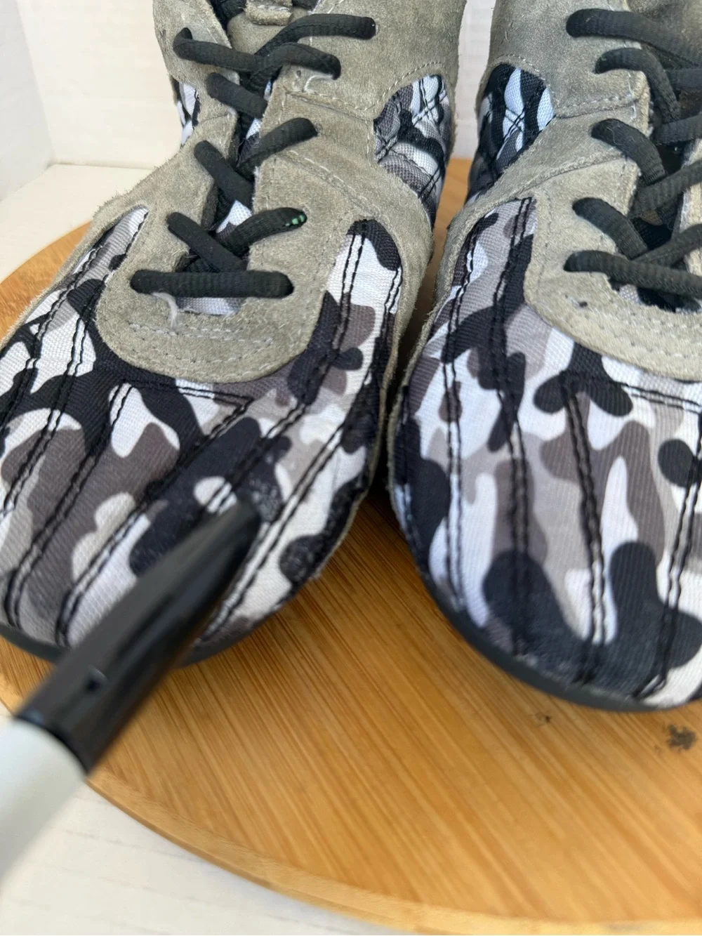 Otomix Stingray Escape M3000 Shoes M 7 W 8 Grey Camo Bodybuilding Weightlifting